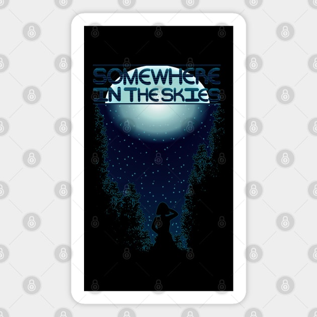 Somewhere in the Skies Podcast Magnet by Desdymona